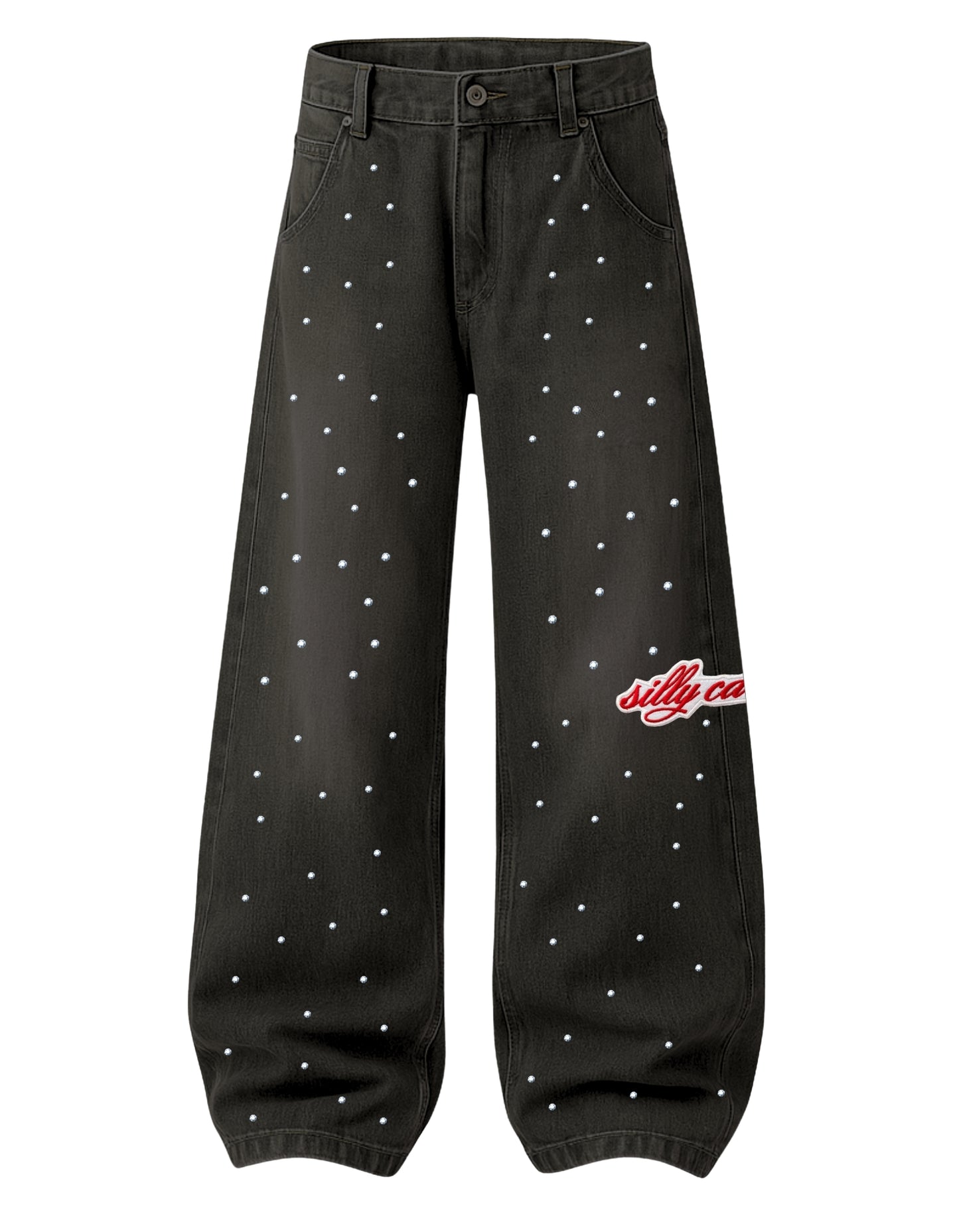 CHAANDNI BLACK DENIMS