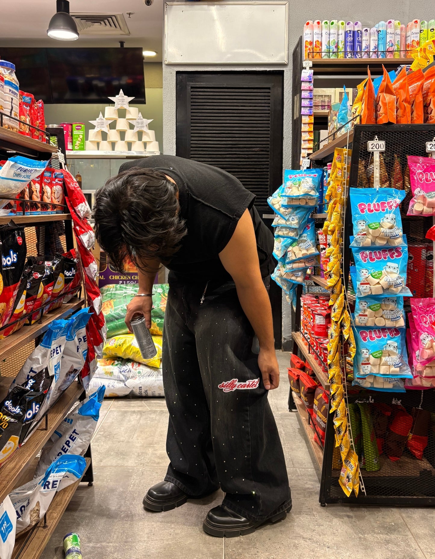 CHAANDNI BLACK DENIMS