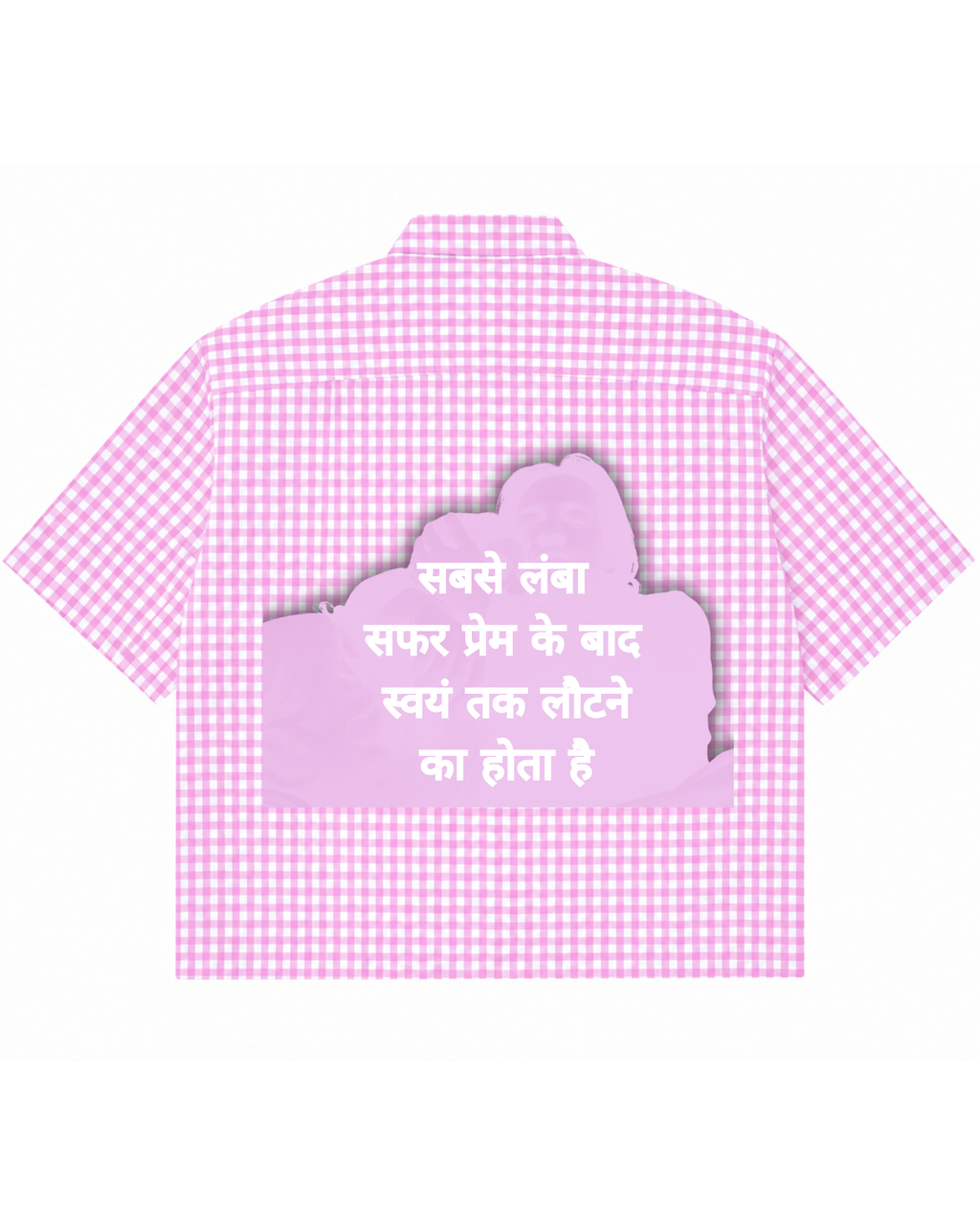 NICE TO MEET YOU PINK BOXY SHIRT