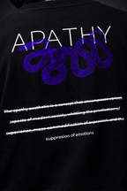 BLACK APATHY T-SHIRT