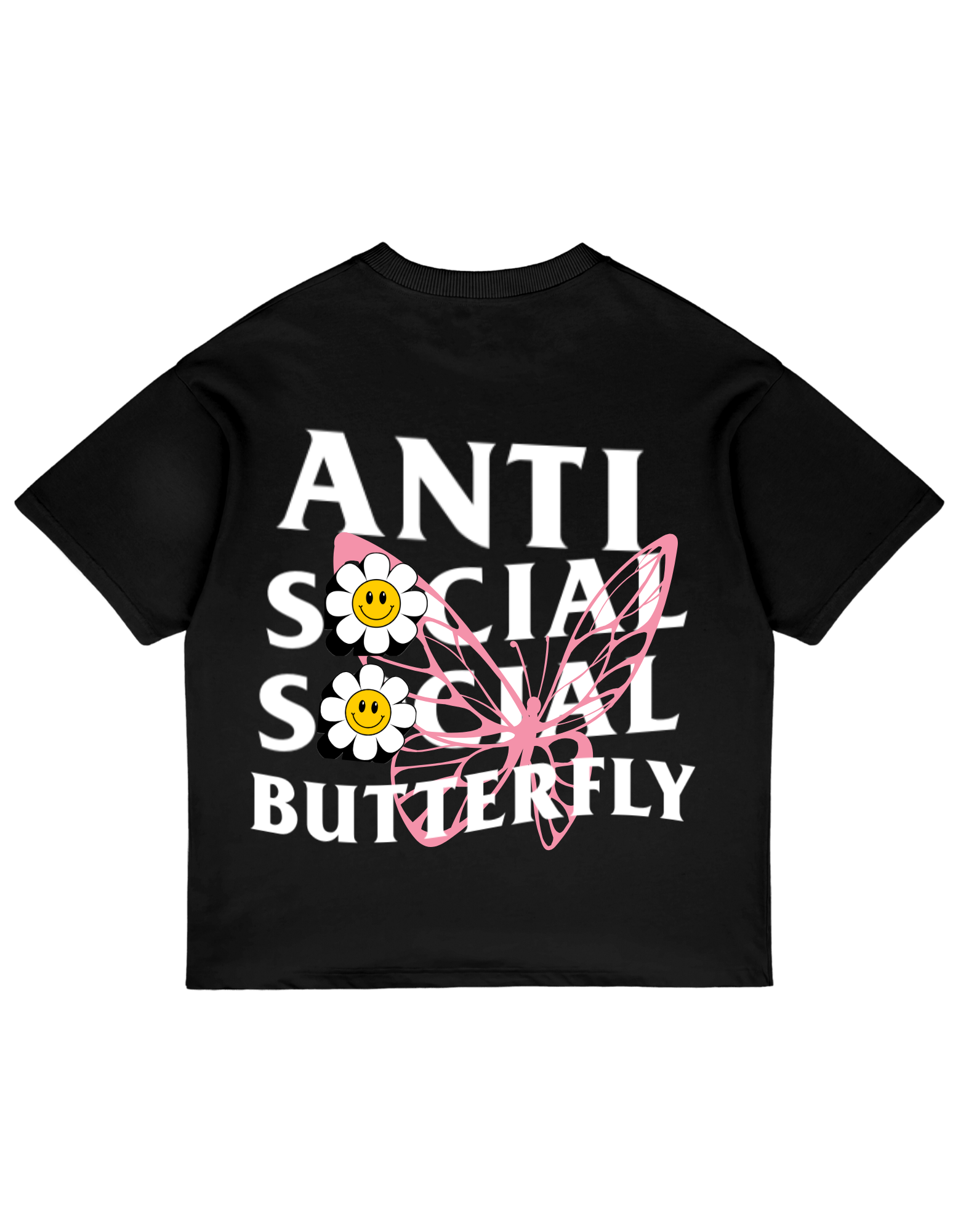 ANTI SOCIAL SOCIAL BUTTERFLY T-SHIRT