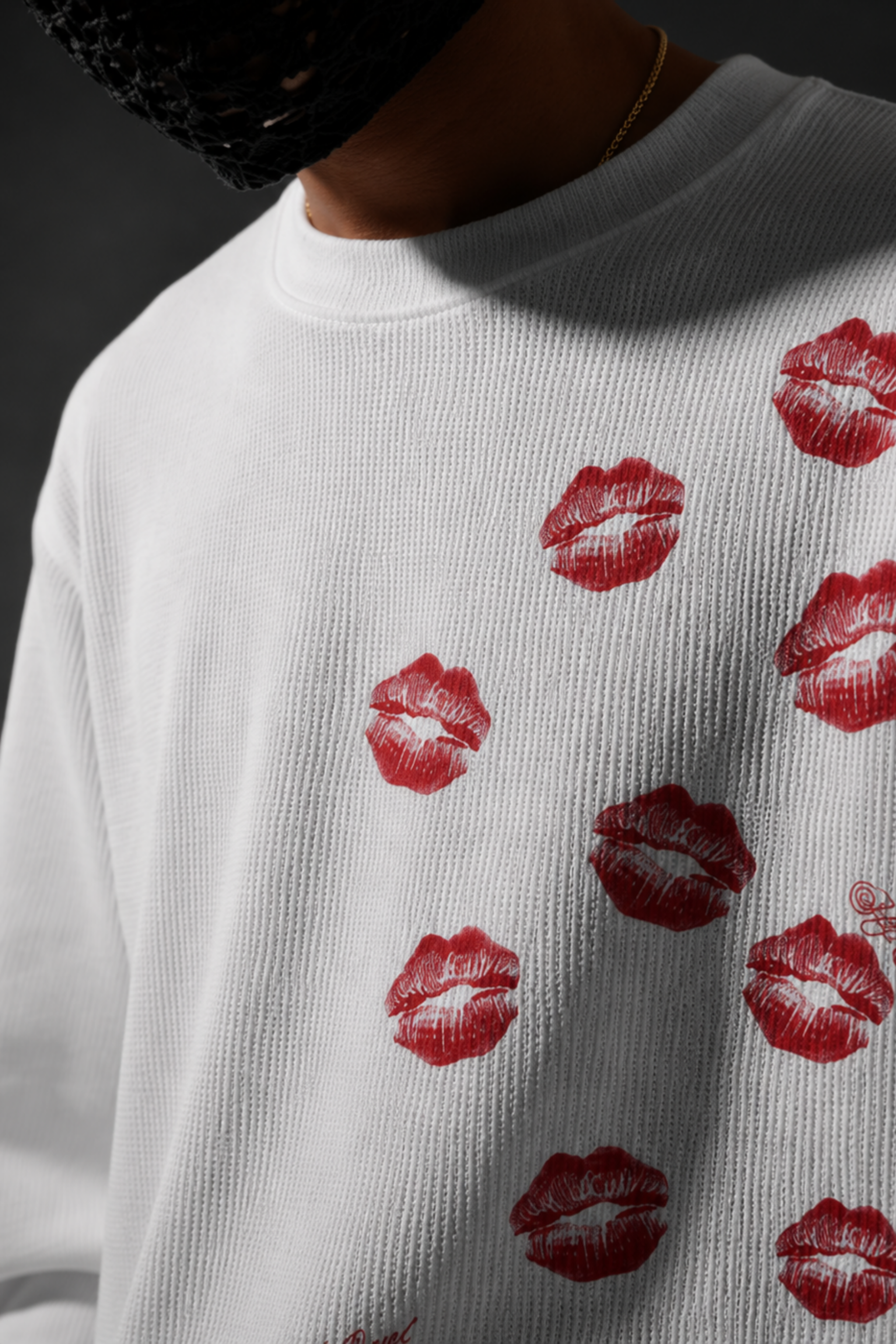 MISSED YOU WAFFLE KNIT T-SHIRT
