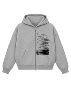 QUESTIONABLE DOUBLE ZIPPER HOODIE