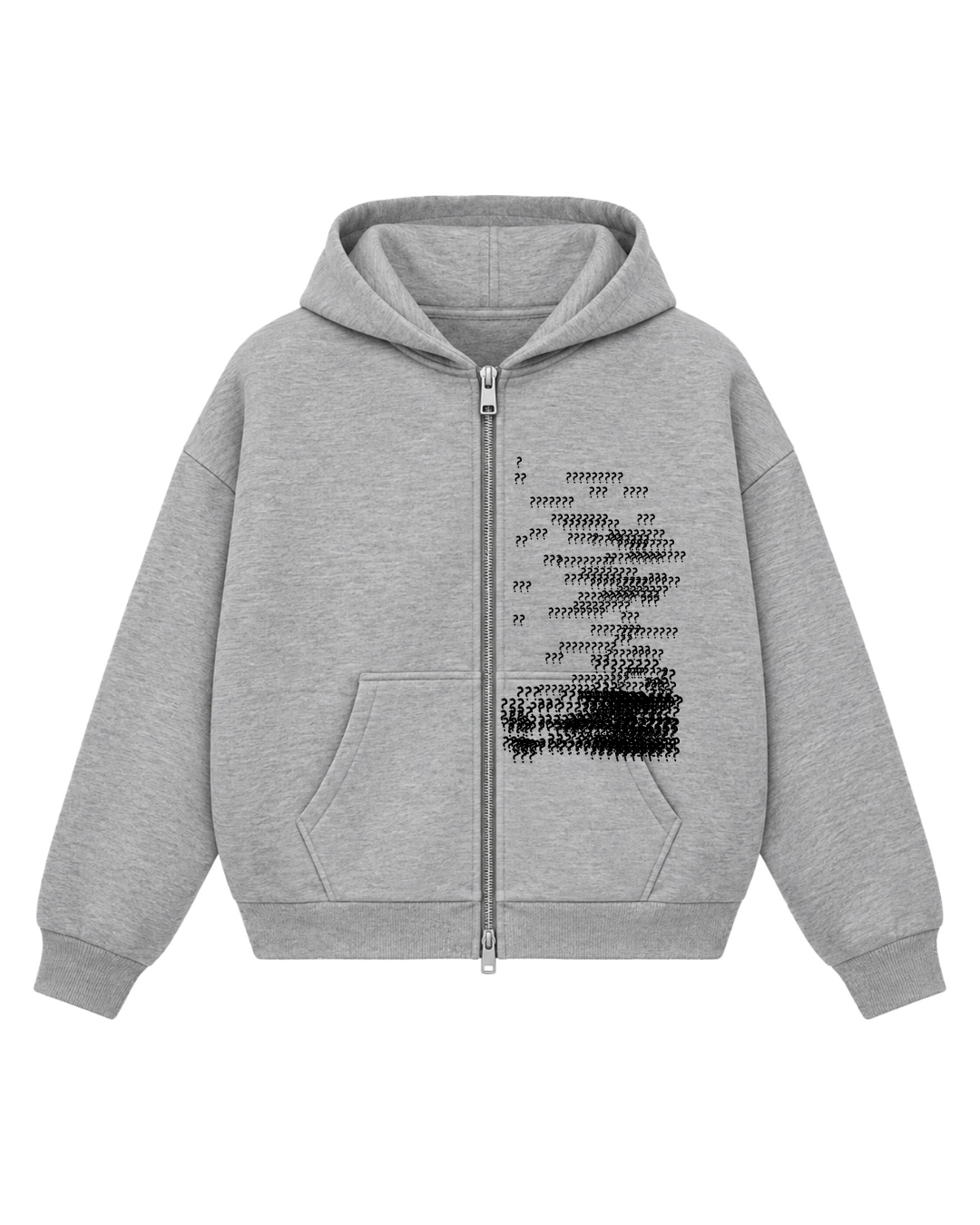 QUESTIONABLE DOUBLE ZIPPER HOODIE