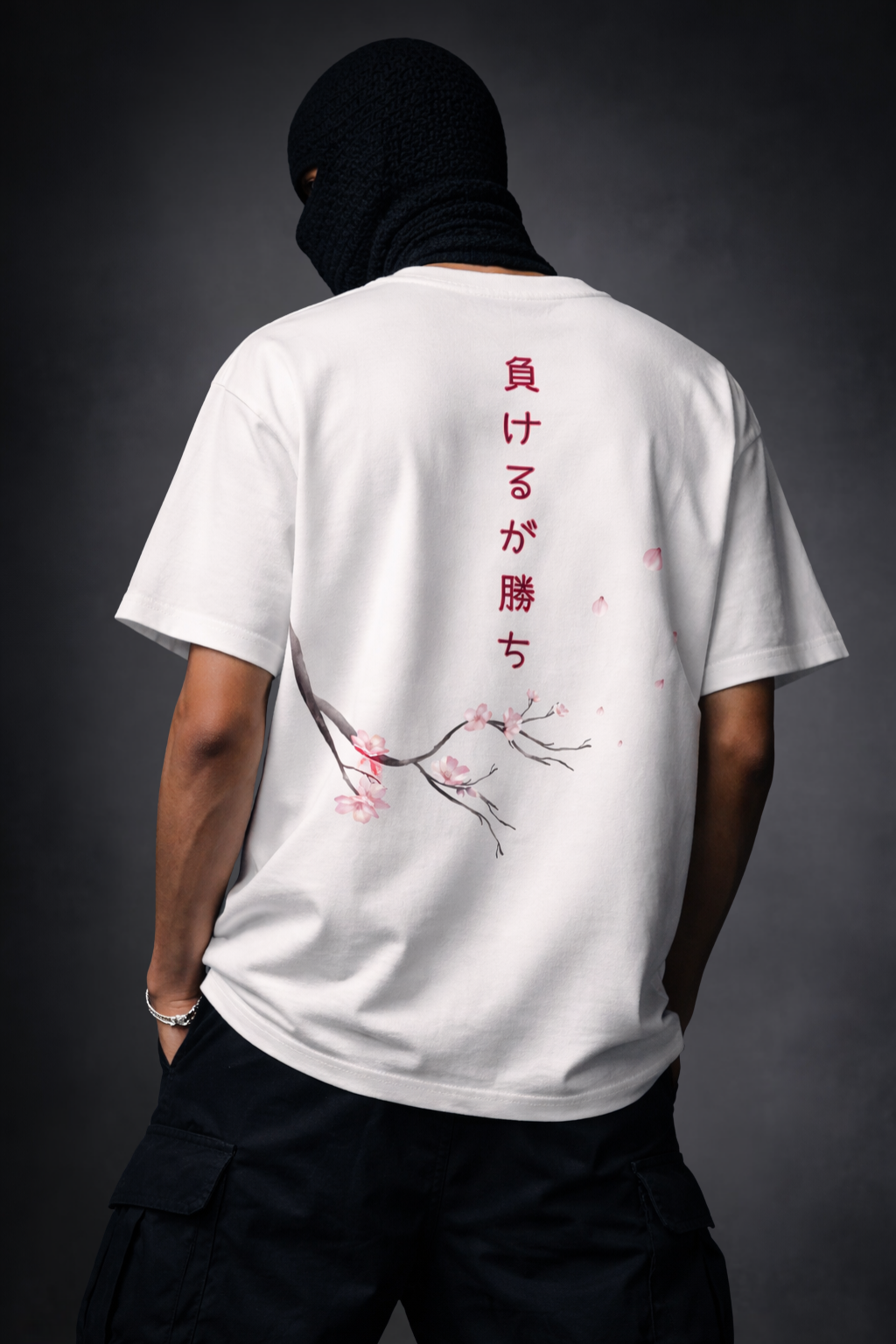 WHITE SAKURA T-SHIRT