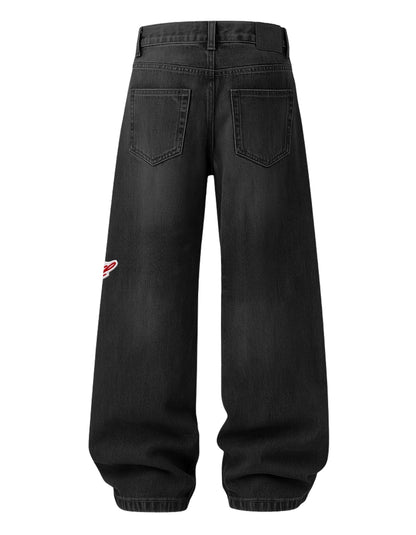 CHAANDNI BLACK DENIMS
