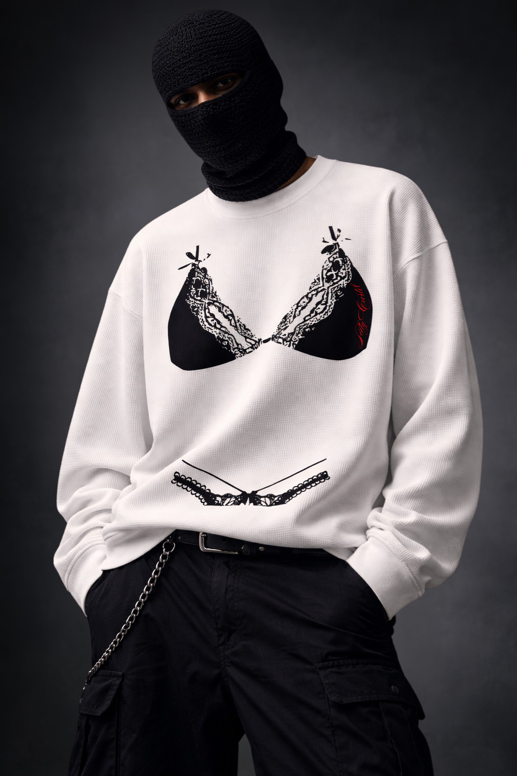 CHADDI BANIYAN WAFFLE KNIT T-SHIRT