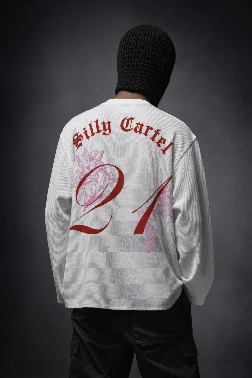 21 JERSEY WAFFLE KNIT T-SHIRT
