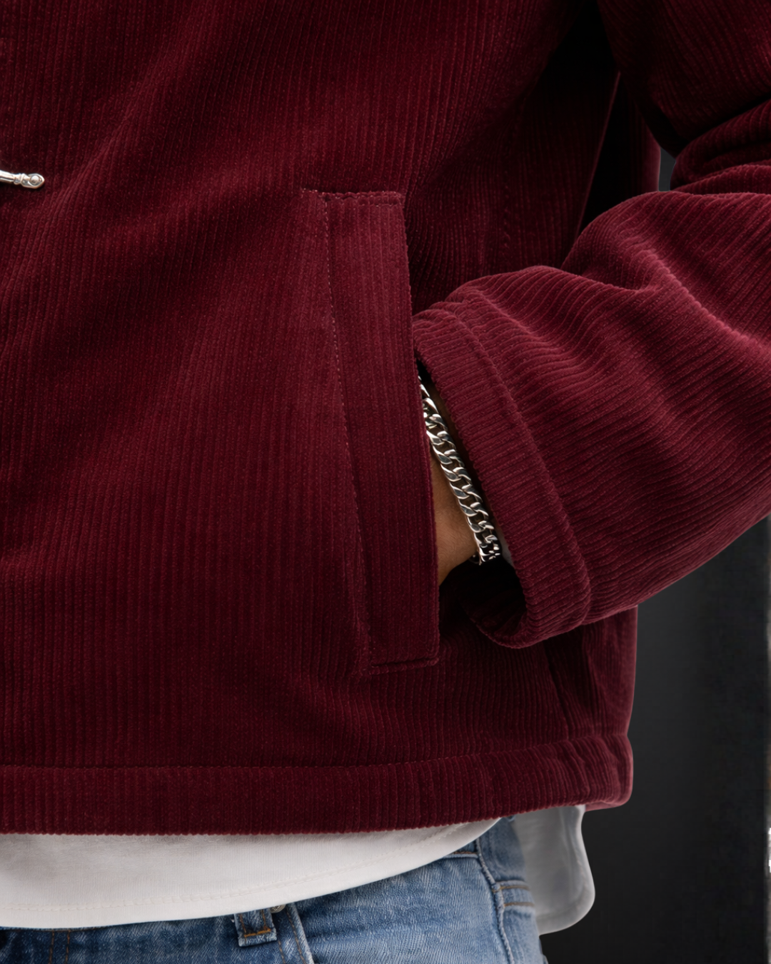 WINE KNIGHT CORDUROY JACKET