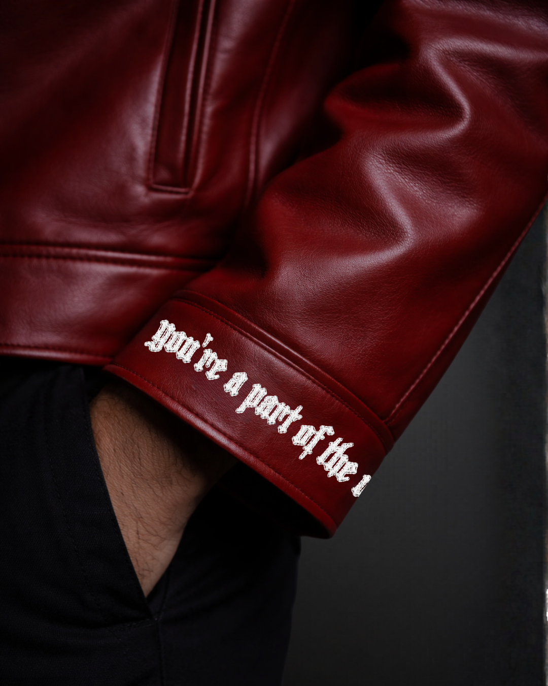 MEAT JUICE LEATHER JACKET