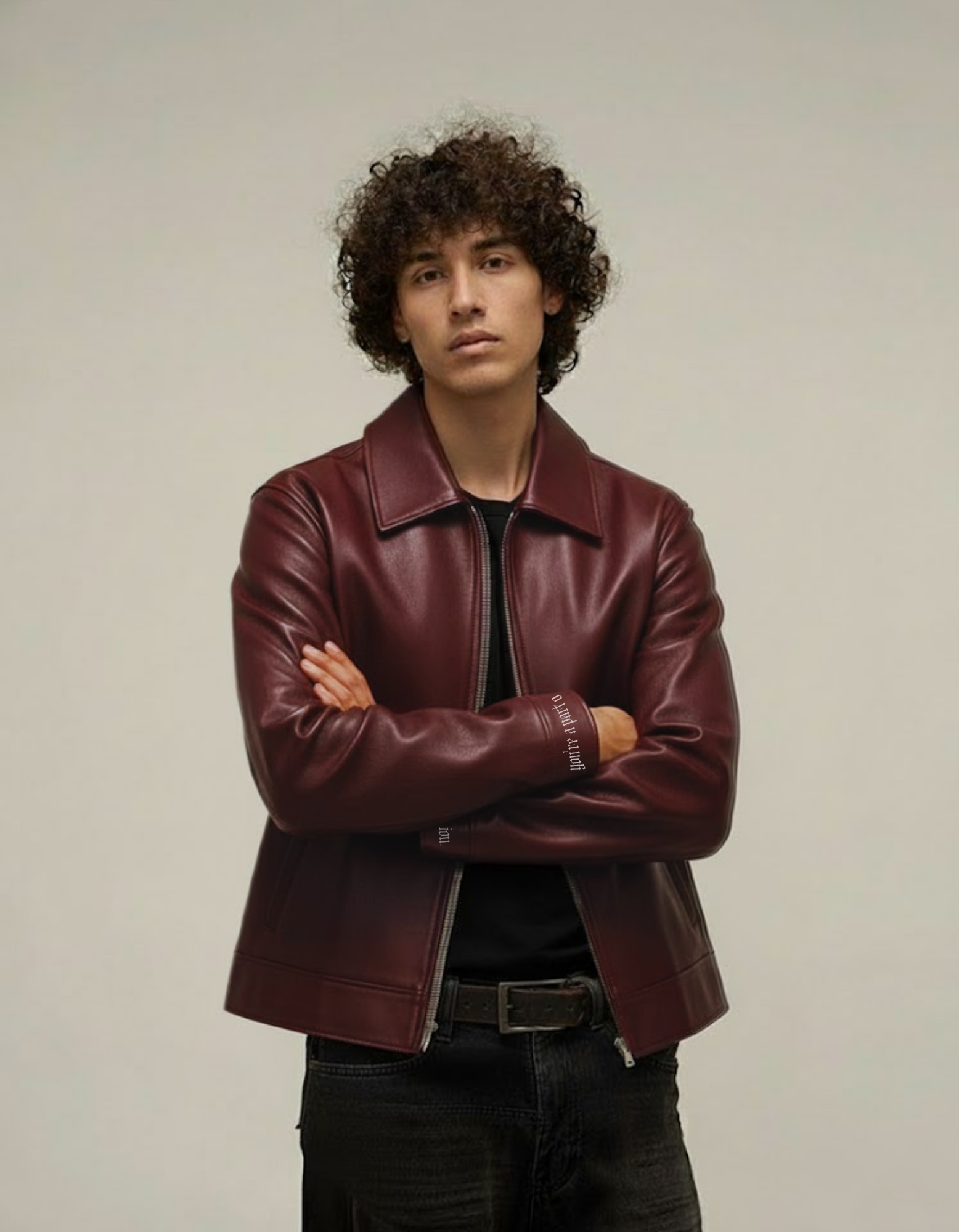 MEAT JUICE LEATHER JACKET