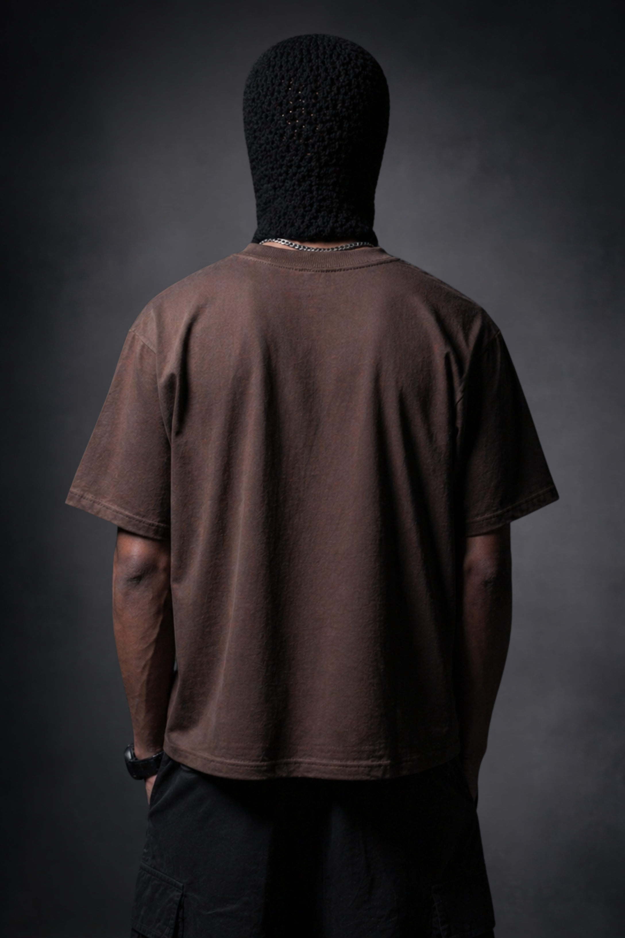 BROWN SCANTIS BOXY T-SHIRT