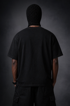 BLACK SCANTIS BOXY T-SHIRT