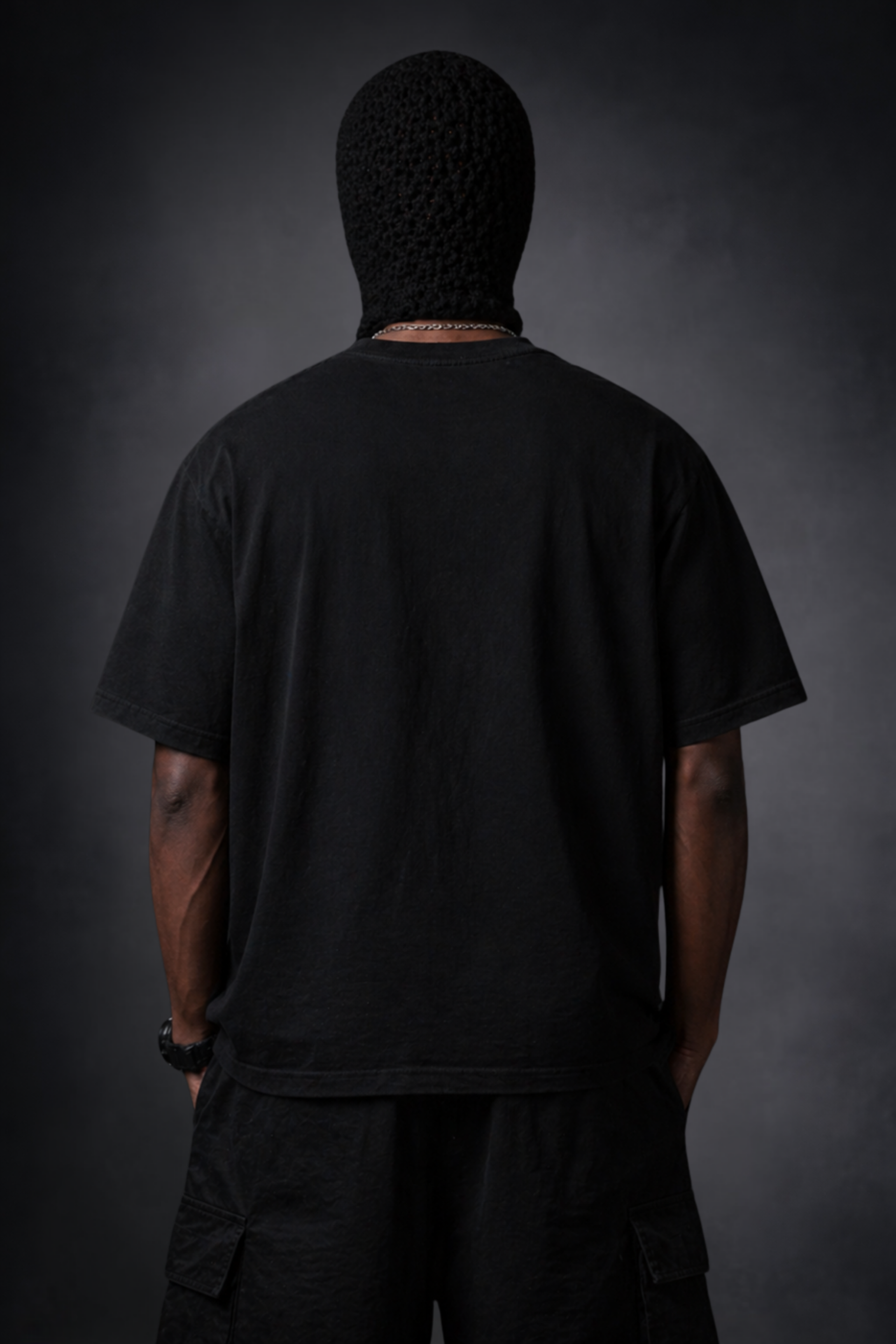 BLACK SCANTIS BOXY T-SHIRT