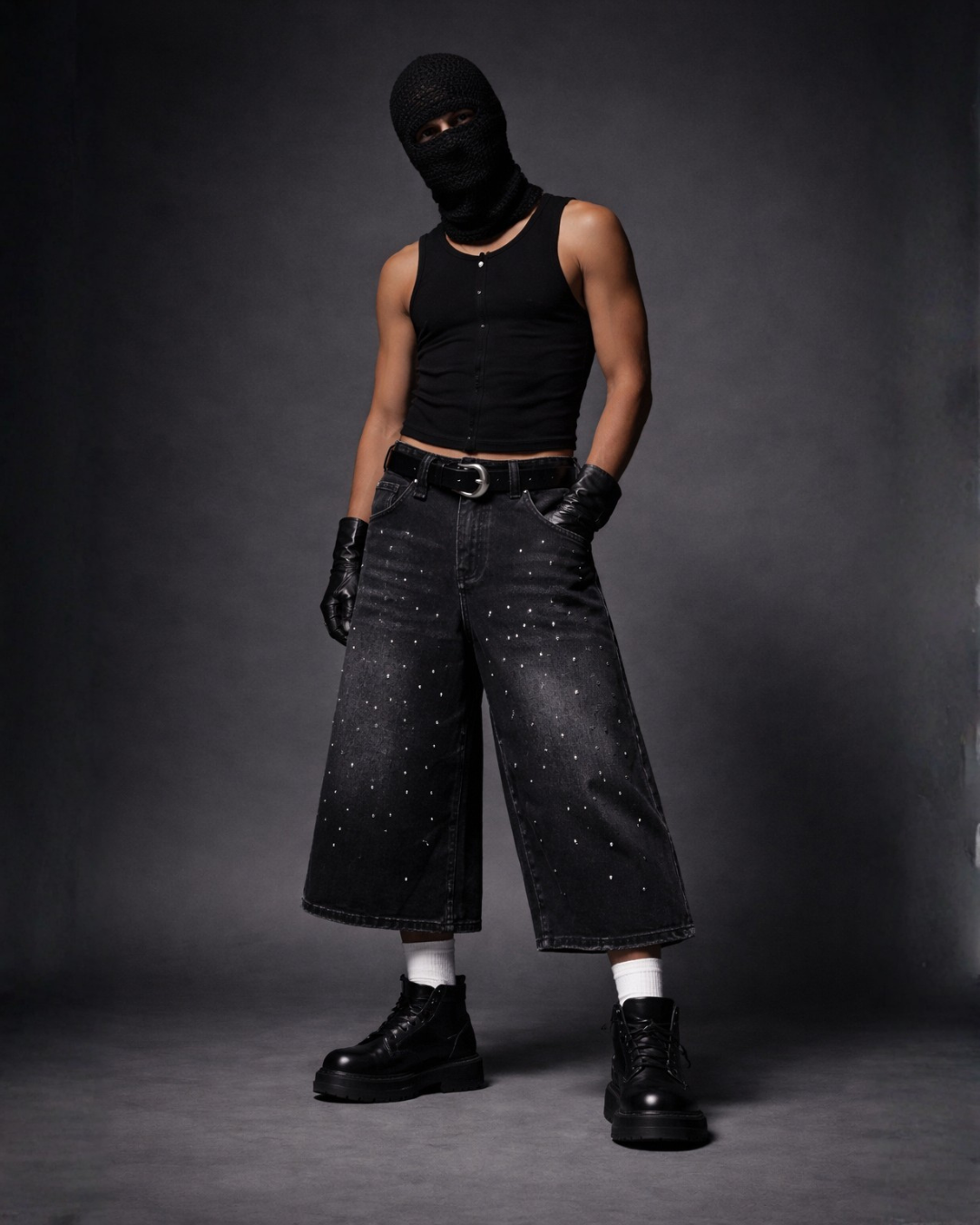 CHAANDNI DENIM JORTS