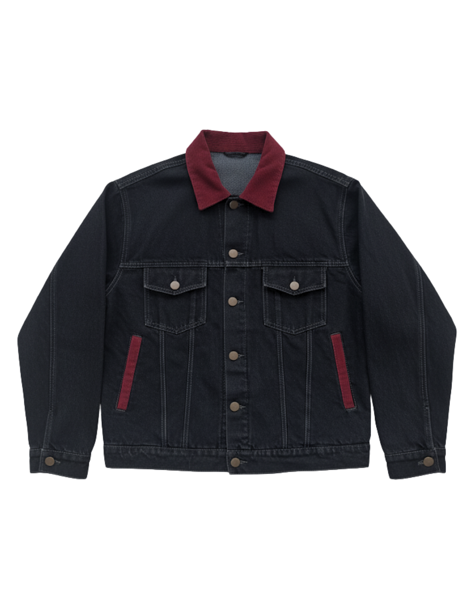 BLACK ACORN DENIM JACKET
