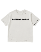 2 CRE8IVE DISTRESSED T-SHIRT
