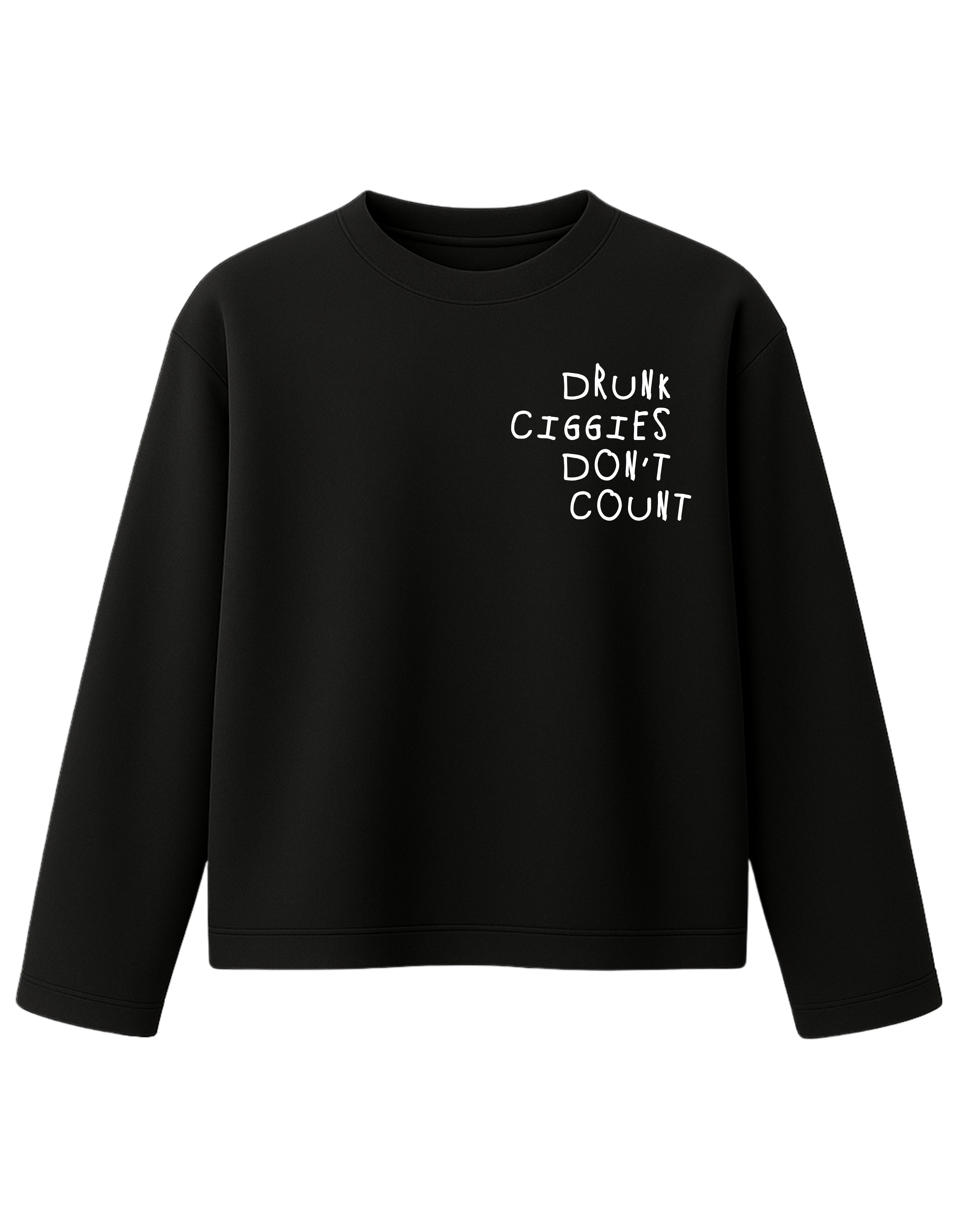 DRUNK CIGGS FULL SLEEVE T-SHIRT