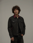 BLACK ACORN DENIM JACKET