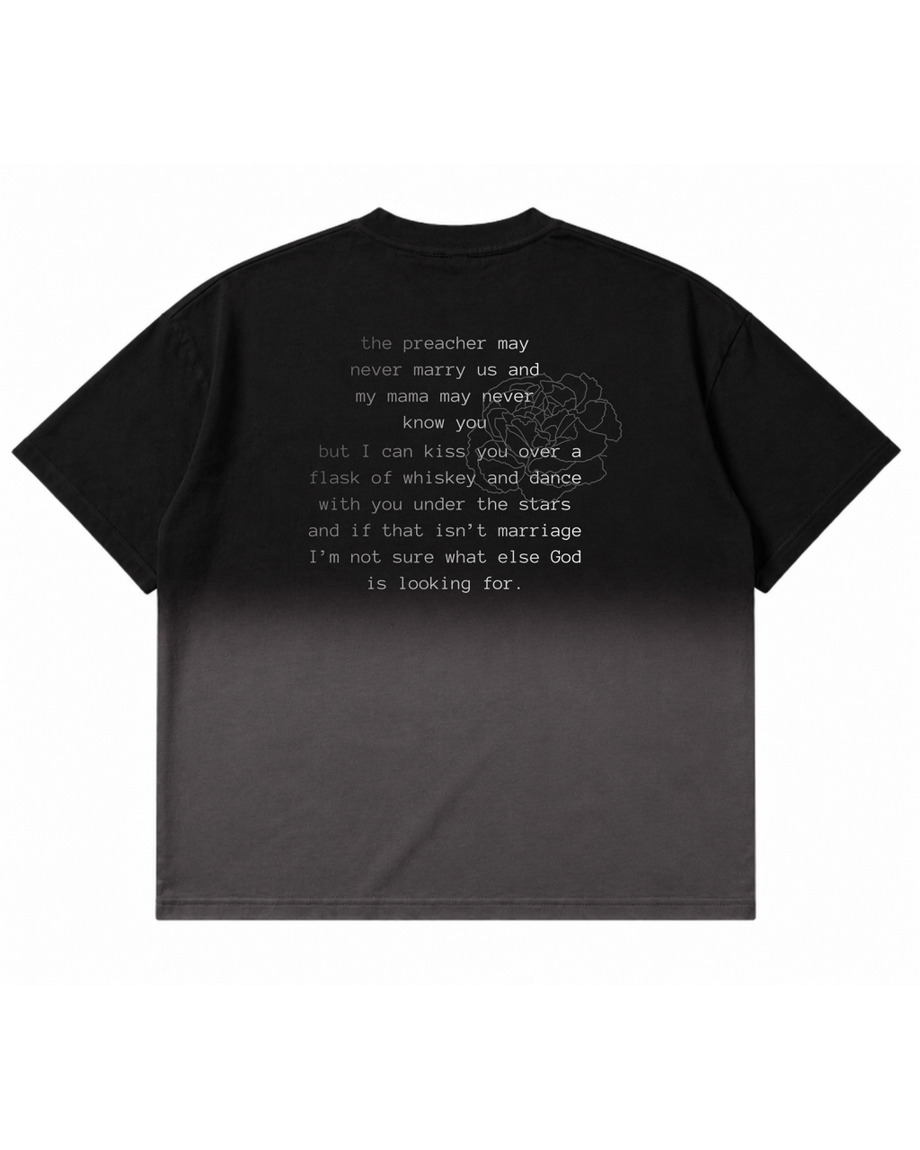 CARNATIONS OMBRE T-SHIRT