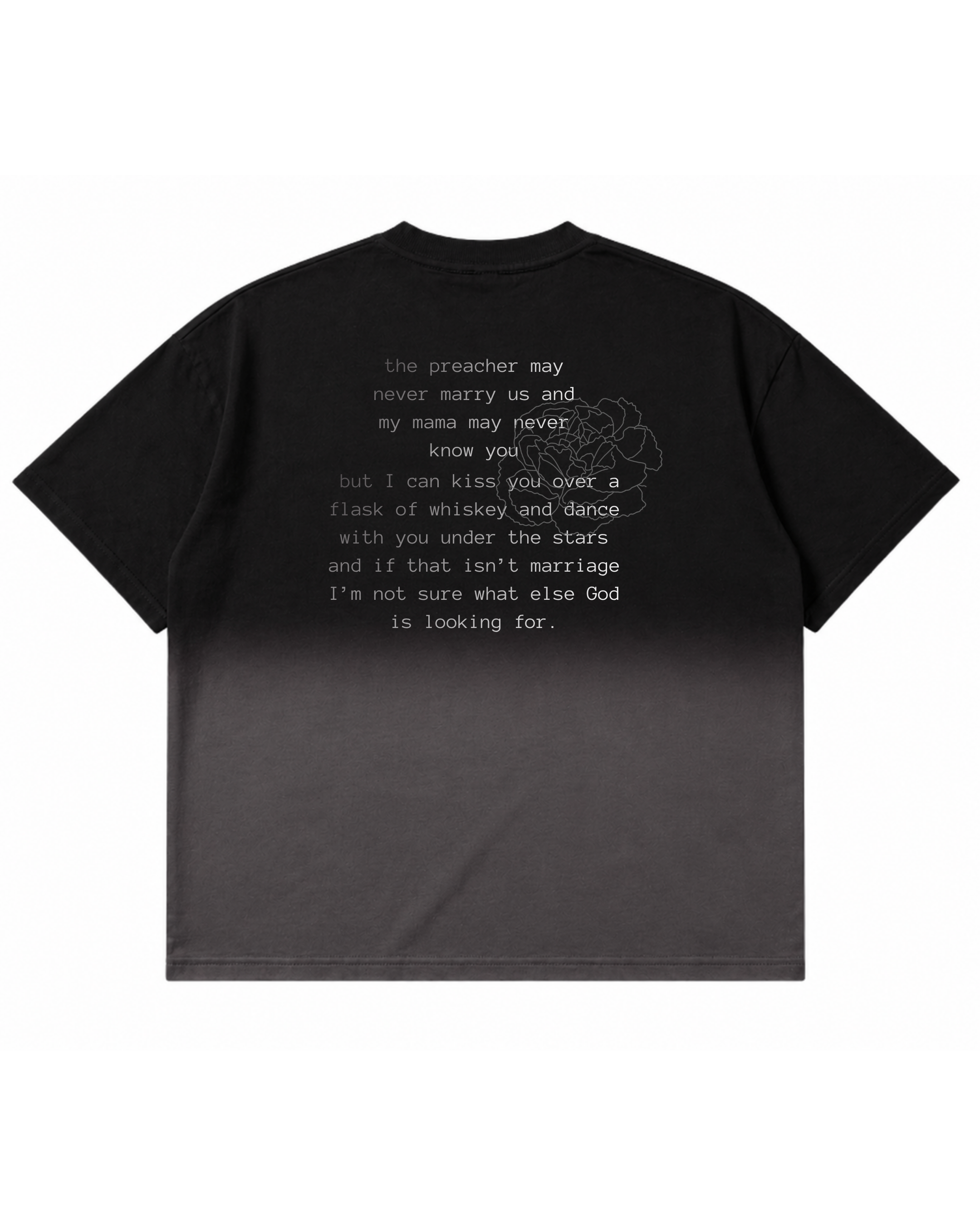 CARNATIONS OMBRE T-SHIRT